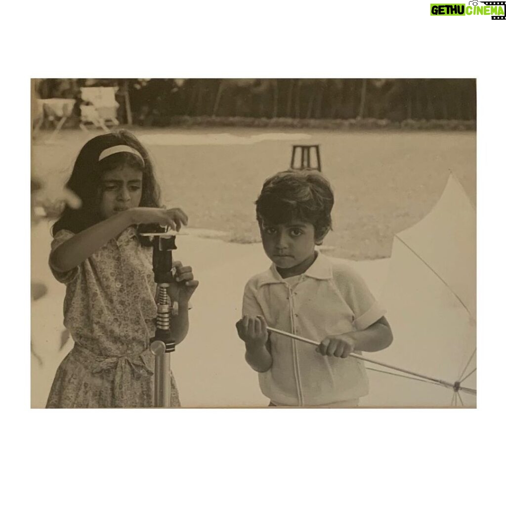 Shweta Bachchan Nanda Instagram - Couldn’t have asked for a better brother, or devoted sidekick, love you - (Been soo long I’m even missing your lectures) Get well, Get back home! ♥️