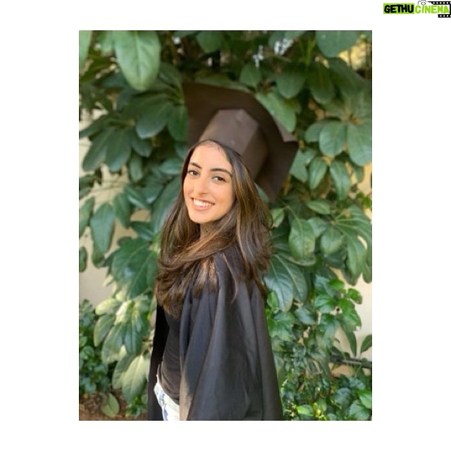 Shweta Bachchan Nanda Instagram - Class of 2020 - Navya finished college today and since she and everyone else graduating this year won’t get a ceremony we decided to DIY one. With a chart paper cap and a gown hand stitched from scraps of black tenting. I threw on a Fordham ( her college ) sweatshirt over my PJ’s!! Congratulations baby I love you and am proud of you! Go forth and conquer x ( I’m not crying you’re crying)