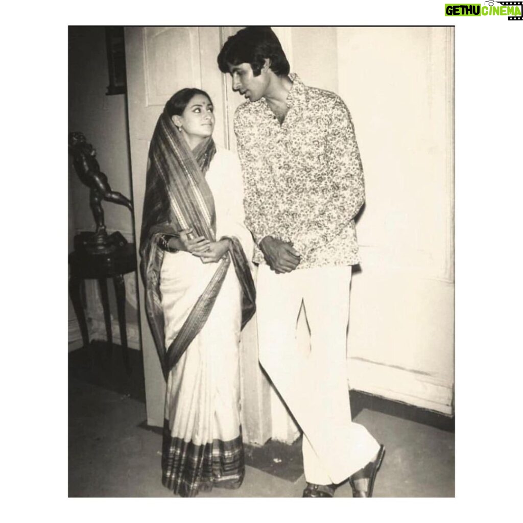 Shweta Bachchan Nanda Instagram - Happy 50th parents ~ now you're "Golden" once on being asked what the secret to a long marriage is, my mother answered - love, and I think my fathers was - the wife is always right. That's the long & short of it !!