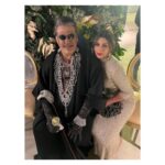 Shweta Bachchan Nanda Instagram – A night well spent – some friends some family some crazy fashion ( my vintage Abu Jani Sandeep Khosla dress that I squeeezed into ) the show stopper was Mr J, in all his jewels!!! And most importantly many kisses from my mama 🫶🏽 Congratulations Abu & Sandy on the new drop ! Love always ♥️♥️