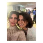 Shweta Bachchan Nanda Instagram – A night well spent – some friends some family some crazy fashion ( my vintage Abu Jani Sandeep Khosla dress that I squeeezed into ) the show stopper was Mr J, in all his jewels!!! And most importantly many kisses from my mama 🫶🏽 Congratulations Abu & Sandy on the new drop ! Love always ♥️♥️