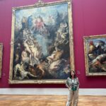 Shweta Basu Prasad Instagram - Dump . Images: 1. Munich 2. Wolfgang Amedeus Mozart’s residence that’s converted to a museum, Salzburg. 3. “The last judgement” by Peter Paul Rubens at @pinakotheken Munich 4. 🐹 5. At Ludwig Van Beethoven’s grave, Vienna (Franz Shcubert, Brahms and Strauss rest in the same cemetery ❤️) 6. 💁🏻‍♀️ 7. Dachau concentration camp memorial 8. Cinema cafe Berlin 9. I want to call this image “I am my mother’s shadow” hehe 😁 10. Berlin . Mom and I went to 11 museums, plus exhibitions, 2 concerts and finally watched Barbie! . P.S. the spot where Adolf Hitler died with a self-inflicted gunshot is now a car parking lot. A car parking lot.