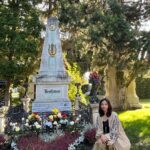 Shweta Basu Prasad Instagram - Dump . Images: 1. Munich 2. Wolfgang Amedeus Mozart’s residence that’s converted to a museum, Salzburg. 3. “The last judgement” by Peter Paul Rubens at @pinakotheken Munich 4. 🐹 5. At Ludwig Van Beethoven’s grave, Vienna (Franz Shcubert, Brahms and Strauss rest in the same cemetery ❤️) 6. 💁🏻‍♀️ 7. Dachau concentration camp memorial 8. Cinema cafe Berlin 9. I want to call this image “I am my mother’s shadow” hehe 😁 10. Berlin . Mom and I went to 11 museums, plus exhibitions, 2 concerts and finally watched Barbie! . P.S. the spot where Adolf Hitler died with a self-inflicted gunshot is now a car parking lot. A car parking lot.
