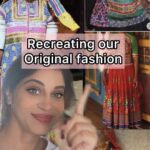 Shweta Mahadik Instagram - Rabari or Rewari tribe of Gujarat and Rajasthan wear this beautiful outfit. The choli is called kanjari. It is hand embroidered with beautiful mirror work. No designer outfit can beat our Indian traditional outfits ❤️ #handmade #diy #shwetamahadik #navratri #festive #ootd #diychachi