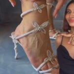 Shweta Mahadik Instagram - DIY SPIRAL BUTTERFLY HEELS! #diy #handmade #fashion #art #shwetamahadik #diychachi #accessories