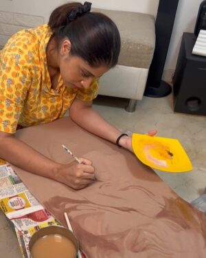 Shweta Mahadik Instagram - Art of illusion!!
#handpainted 
#art