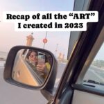 Shweta Mahadik Instagram - Entering 2024 with gratitude ❤️ I am wiser, stronger , better!!! #allthingshandmade #diy #art #artist #shwetamahadik #diychachi #diyreels