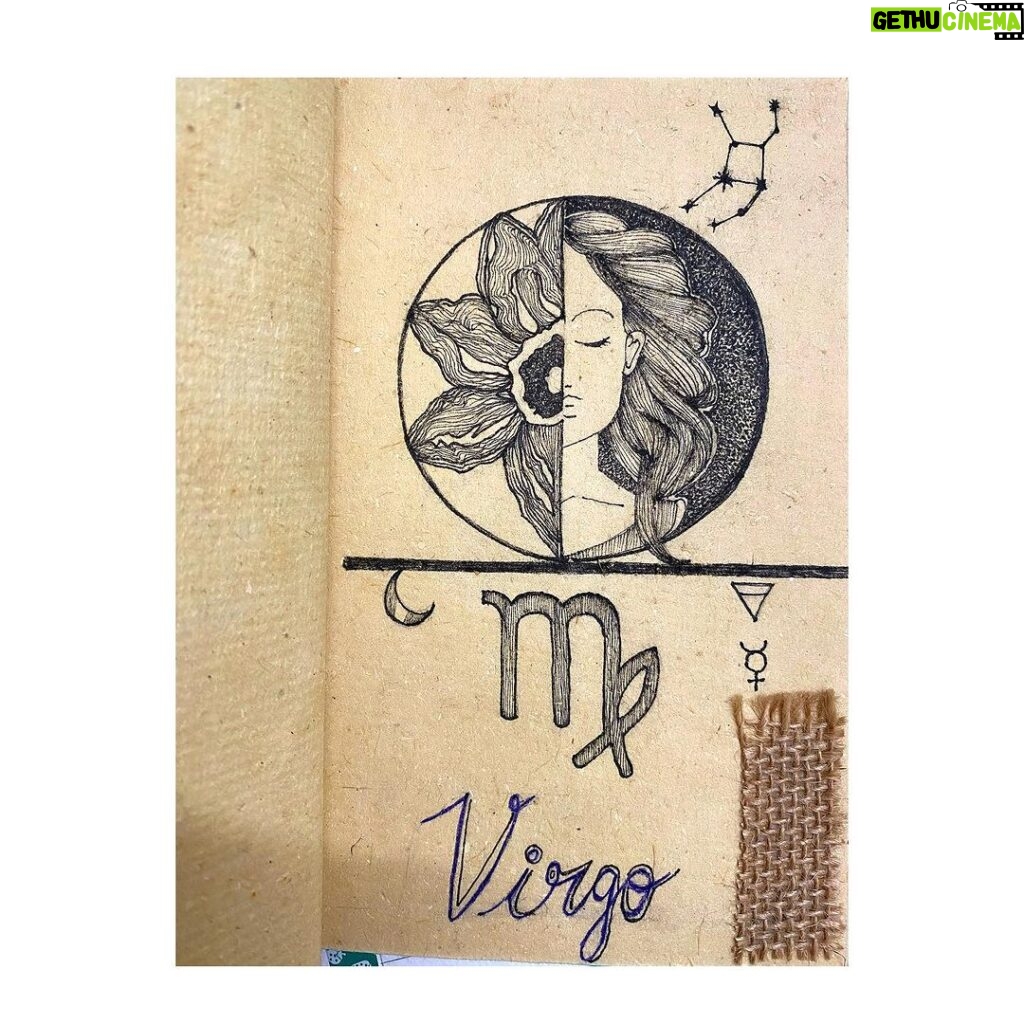 Sija Rose Instagram - Logical and practical Virgoans are also kind and sympathetic This earth sign is a perfectionist at heart . #virgo #starsign #scribbles #canvas #recycled #paper #artwork #sunsign #artoftheday #postoftheday #instagram