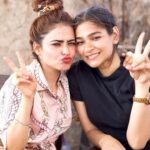 Simi Chahal Instagram - Hey! Soul Sister @monisharaii 😘❤️ #RealSmiles #love #laughter #candids 📸 : @dashmesharts