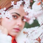Simi Chahal Instagram - cherry blossoms are my kinda flowers 🌸❤️ 📸 : @dashmesharts 😊