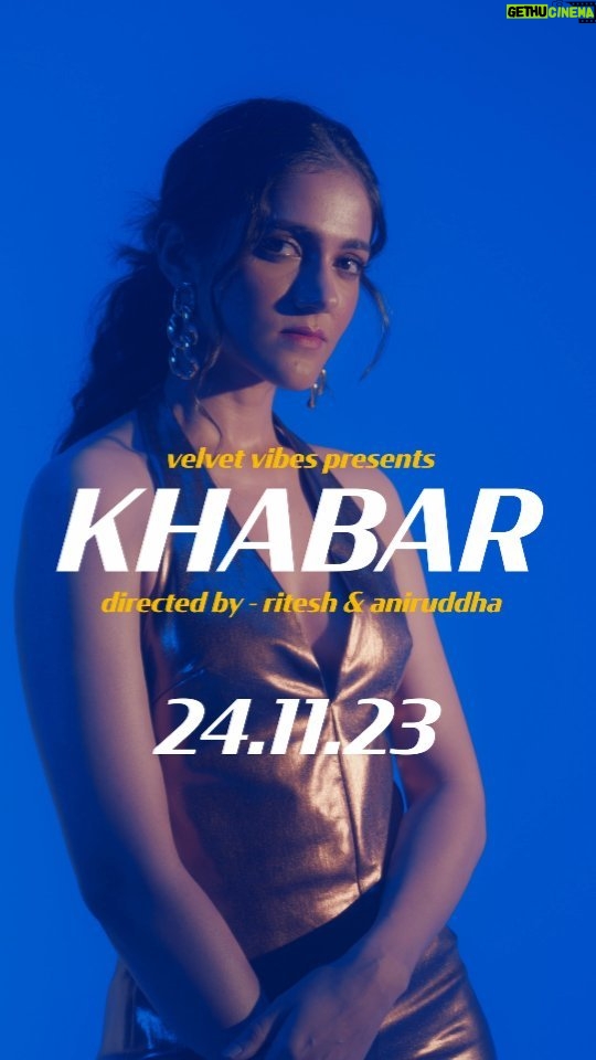 Simran Choudhary Instagram - ❤️‍🩹 Get ready to vibe! The 'Khabar' 📰 trailer is LIVE. Join @zeusxcronamusic @iammusaafir and @simranchoudhary on a beat that makes you smile! Full reveal on 24.11.23! ❤️‍🔥 #khabar #trailer #punjabimusic #collaboration #comingsoon