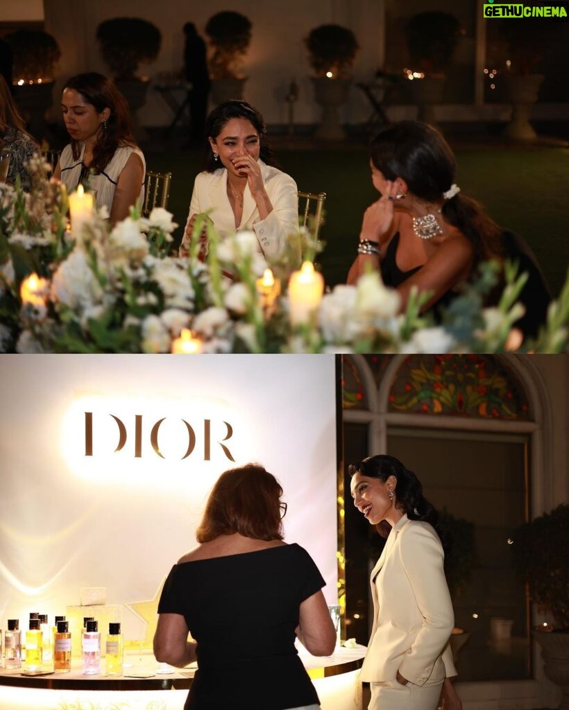 Sobhita Dhulipala Instagram - Vibey, lovely evening with @dior @diorbeauty 🤍