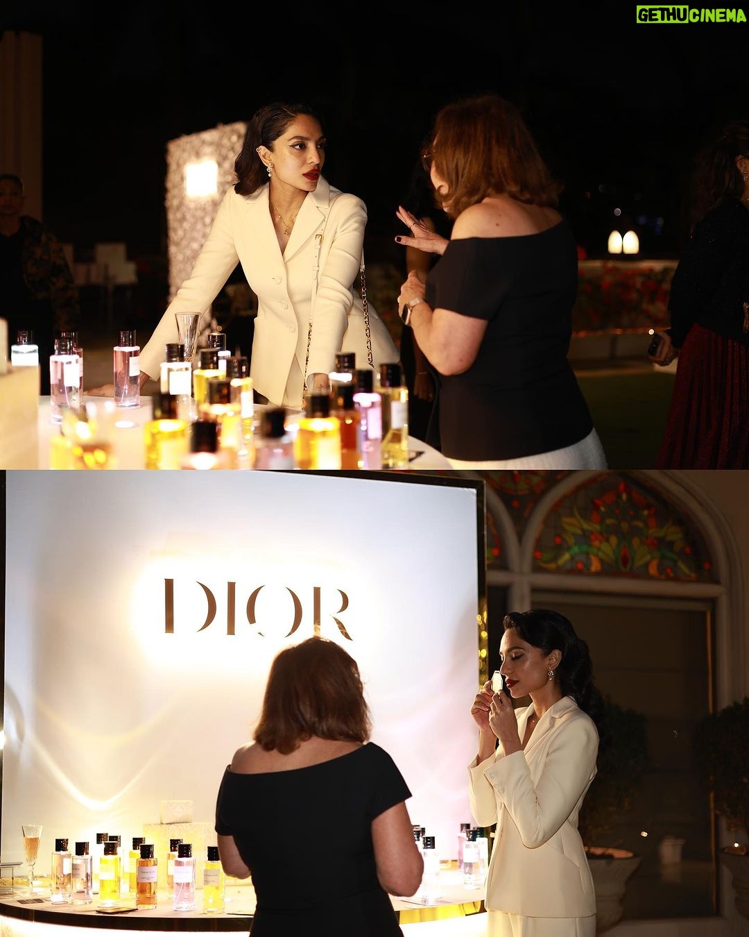 Sobhita Dhulipala Instagram - Vibey, lovely evening with @dior @diorbeauty 🤍