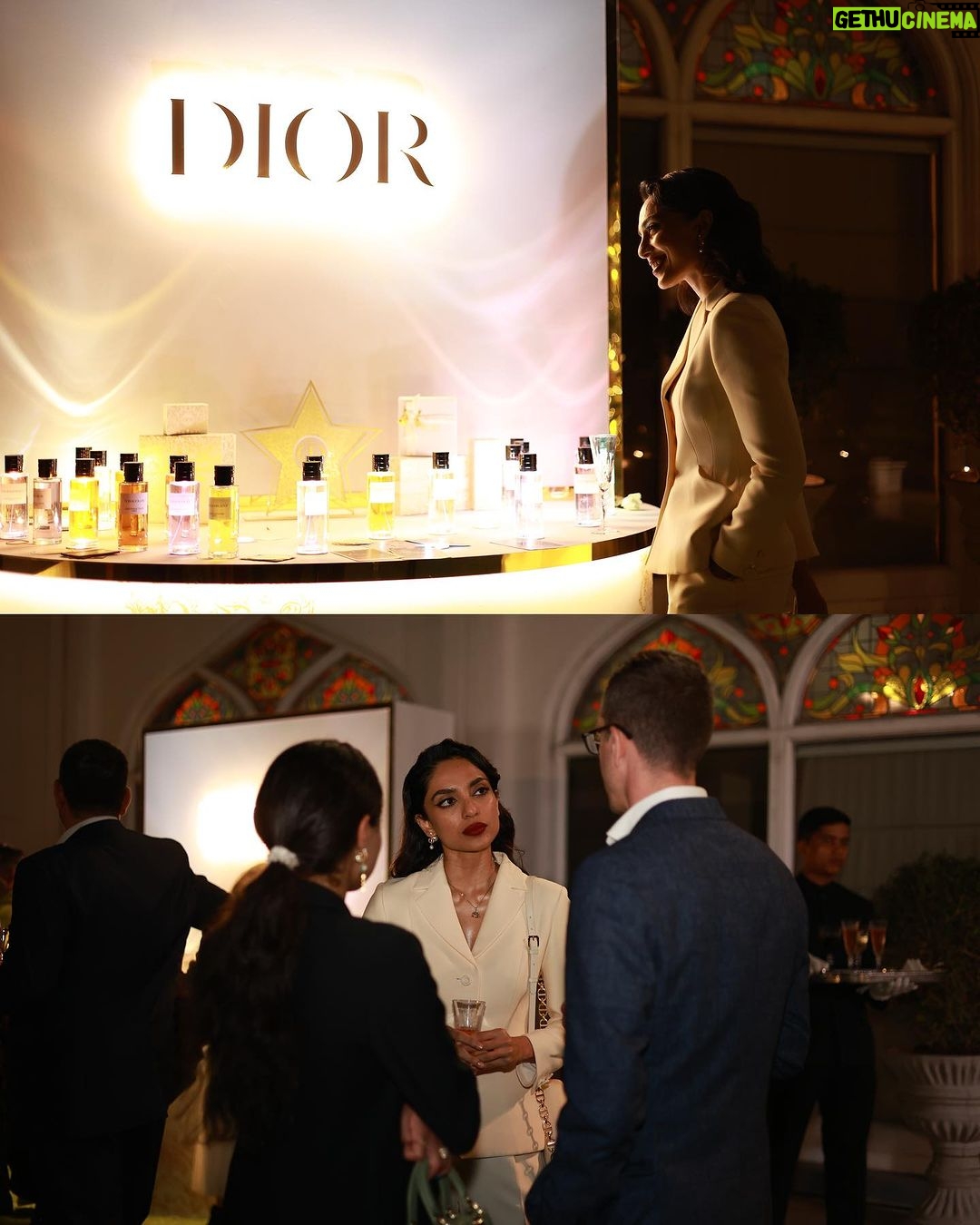 Sobhita Dhulipala Instagram - Vibey, lovely evening with @dior @diorbeauty 🤍