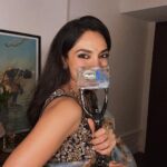 Sobhita Dhulipala Instagram - Came home from the ITA awards last night and hurriedly took these pictures. It means the world to me to get to play interesting, multi-dimensional characters and then, to be recognised and appreciated for it is just beyond what my fragile fluttering self can handle. Grateful. Inspired. Tender. 🤍 #ThankYouTara #ThankYouKaveri @zoieakhtar @reemakagti1 @nityamehra19 @alankrita601 @neeraj.ghaywan @sandeipm @picsofpinks @theitaofficial