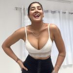 Sofia Ansari Instagram - #Model 👄👁️ #sofiaansari #white #trendingnow #beauty #like #follow #comment #fitness