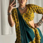 Sofia Ansari Instagram - #navratri #grwm Chaniya choli set @zanieeindia Jewellery @__mahi.creation.__ Makeover @_fitfad Makeup @maybelline Camera man @_sanaaaaasa