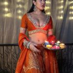 Sofia Ansari Instagram – Diwali 🪔 

💄 @maybelline 
Head jewellery @amazonfashionin 
Right hand rings @nisa_the_brand 
Left hand rings @peorajewelleryindia 
Bengals @amazondotin 
Makeover @_sanaaaaasa 
Dress @_fitfad 

#instagram #instagood #sofiaansari #festival #love #live #laugh