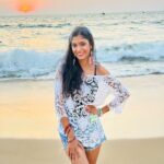 Somalin Parida Instagram – 🏝️ 🌊❤️ Candolim Beach, Goa