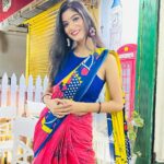 Somalin Parida Instagram - Saree vibes, desi vibes.💙 Newtown,kolkata