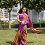 Sonalee Kulkarni Instagram – Being वेरी मच इण्डियन in #dubai 🥻 

Sari @verymuchindian.official 
Photographer @yashkaklotar 

#sonaleekulkarni #marathimulgi Dubai, United Arab Emirates