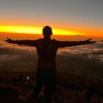 Sonalee Kulkarni Instagram – “I Believe If There’s Any Kind Of God, 
It Wouldn’t Be In Any Of Us, 
Not You Or Me, 
But Just This Little Space In Between.”

#Beforesunrise 

#sonaleekulkarni #mountbatur #bali #sunrisetrek 
WATCH FULL TREK VIDEO ON MY YOUTUBE CHANNEL Mount Batur Sunrise