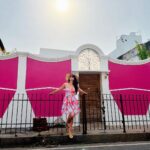Sonalee Kulkarni Instagram – It was a Bougainवेल 🌸🌼🌸

#sonaleekulkarni #marathimulgi 
#pink #peach #floral #flower #bougainvillea #pondicherry Pondicherry – பாண்டிச்சேரி