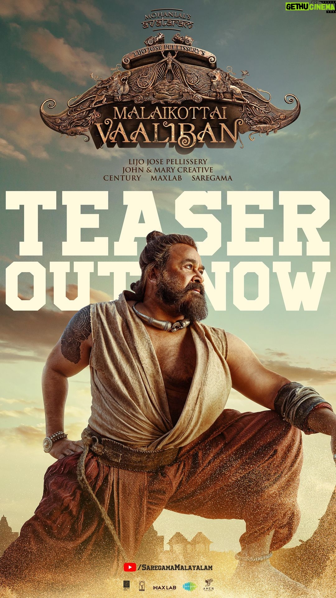 Sonalee Kulkarni Instagram - The wait is finally over! Malaikottai Vaaliban Teaser out now! #MalaikottaiVaalibanTeaser #VaalibanOnJan25 Malayalam | Tamil | Telugu | Hindi | Kannada @mohanlal @lijo_lebowski @shibu_babyjohn @achubjohn @madhuneelakandan #HareeshPeradi @tinu_pappachan @danishsait @katha_nandi @iprashantpillai @itssujithsudhakaran @johnandmary.creative @centuryfilms.in #maxlab @deepujosephmundakkal @samanthvinil @phulawa @yoodleefilms @saregamamalayalam @saregama_official #sonaleekulkarni