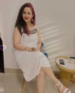 Sonalika Joshi Instagram - Fresh morning ☺️🤗💕.#
#goodmorning #fresh #positivevibes #whitedress #teatime #morningvibes
