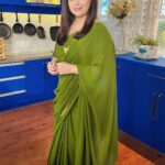 Sonalika Joshi Instagram - Getting ready for!!!???☺️💃. #shooting #workoholic#loveyourwork #advertisement #branding #brands #newlook #sareelove #saree #sareefashion #sareelovers.