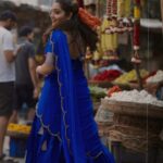 Sonia Singh Instagram - 🩷🩵 Costume courtesy: @shilpacouture Jewellery: @riha_fashion_jewellary Dop & editing: @_surya_teja_9