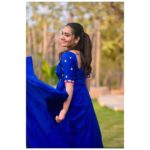 Sonia Singh Instagram - 💙💙💙💖💙💙💙 . @elegant_threads_by_salma . 🖼️ @soniya_singh31 💖 . 📸 @rollingcaptures . #elegantthreads#salmaazad#newcollection#longdress#bluedress#handwork#worldwideshipping