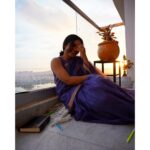 Sonia Singh Instagram - Sunsets ❤️ Which one's your fav? Photography: @_surya_teja_9 Saree courtesy: @linenworldonline