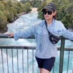 Sonyaa Ayodhya Instagram – Hukka falls,NZ 2023 ❤️ #reels #reelsinstagram be #nz #beauty #hukkafalls