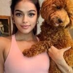 Sonyaa Ayodhya Instagram - Baby mama 🐾 Sports bra @strch.in code : Sonya15 flat 15% off Lashes @flibbertigibbetbeautty code : Diwali for a flat 30% off . . Use code ‘Diwali’ and get flat 30% off on @flibbertigibbetbeautty eyelashes!!!!! (Offer valid for a limited period) #eyelashes #diwalisale #mood #puppylove