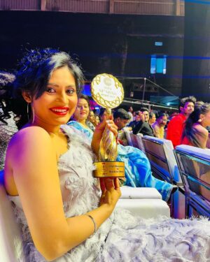 Sradha Panigrahi Instagram - Yes . ❤️ 
Best Actress for #khusirachhunka in jury’s Choice. 
Thank you ! 🙏🙏 
.
#sradhapanigrahi #zssa #zssa2023 #zeesarthaktv