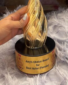 Sradha Panigrahi Instagram - Yes . ❤️ Best Actress for #khusirachhunka in jury’s Choice. Thank you ! 🙏🙏 . #sradhapanigrahi #zssa #zssa2023 #zeesarthaktv