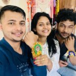 Sradha Panigrahi Instagram - ରାକ୍ଷୀ ❤️ #rakhipurnima . Sending you lots of love & blessings bhai loggg . @trilochan_vicky @sagar._panigrahi @rishipanigrahi @kedar.panigrahi @_samir_panigrahi @manoj_chaudhary18 @surajc_09 @kishoretripathi @vnahak . I love you all . 🙏