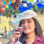 Sree Nithi Instagram - Just me & the Wineeee !!! 🍷🍇 Theni