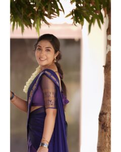 Sree Nithi Instagram - 🪻 Costume : @ivalinmabia Mua : @jeevithamakeupartistry Photographer : @camerasenthil Shoot organized by : @rrajeshananda