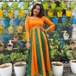 Sree Nithi Instagram – Thank you @chitras_fashion_studio 🌻
