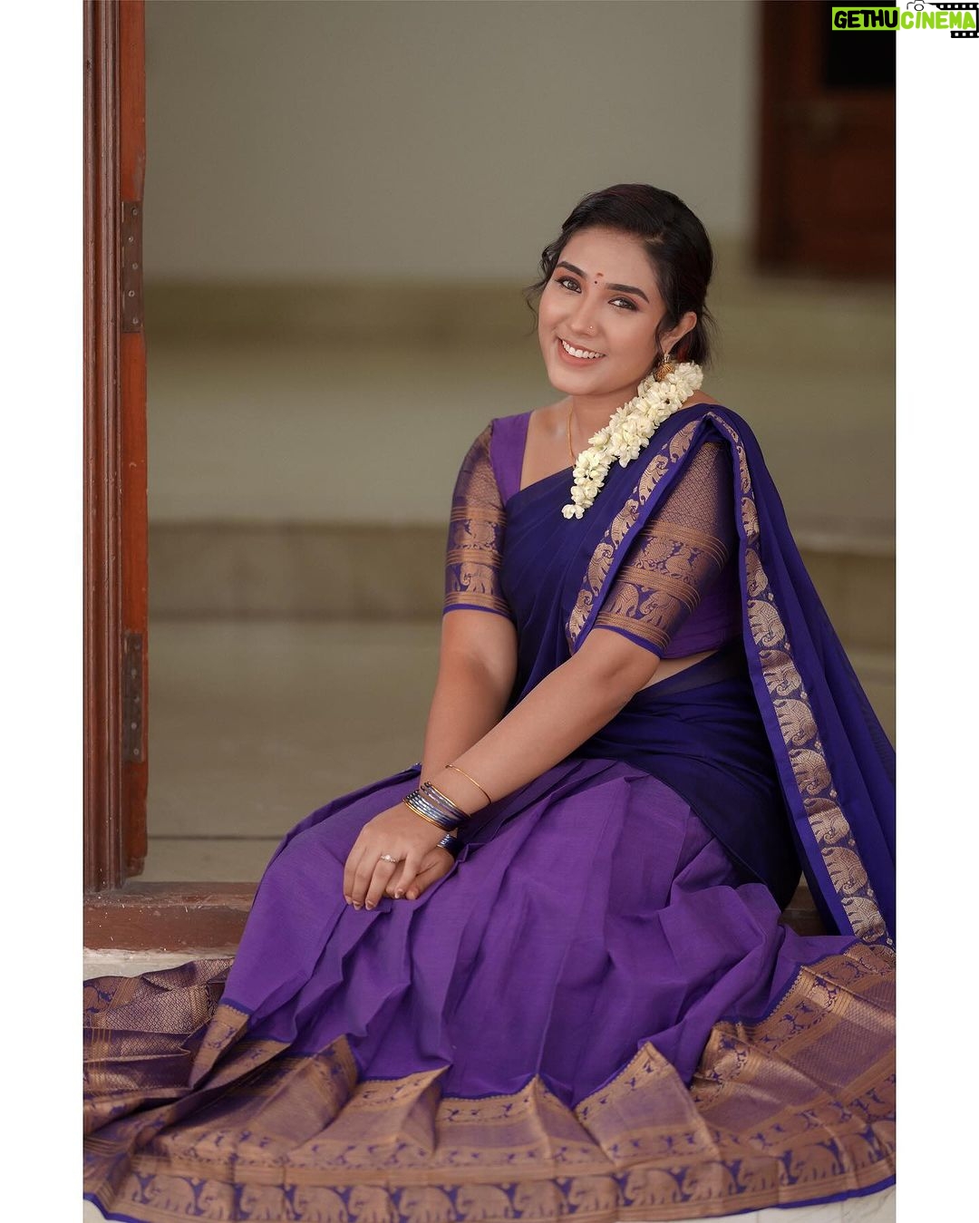 Sree Nithi Instagram - 🪻 Costume : @ivalinmabia Mua : @jeevithamakeupartistry Photographer : @camerasenthil Shoot organized by : @rrajeshananda