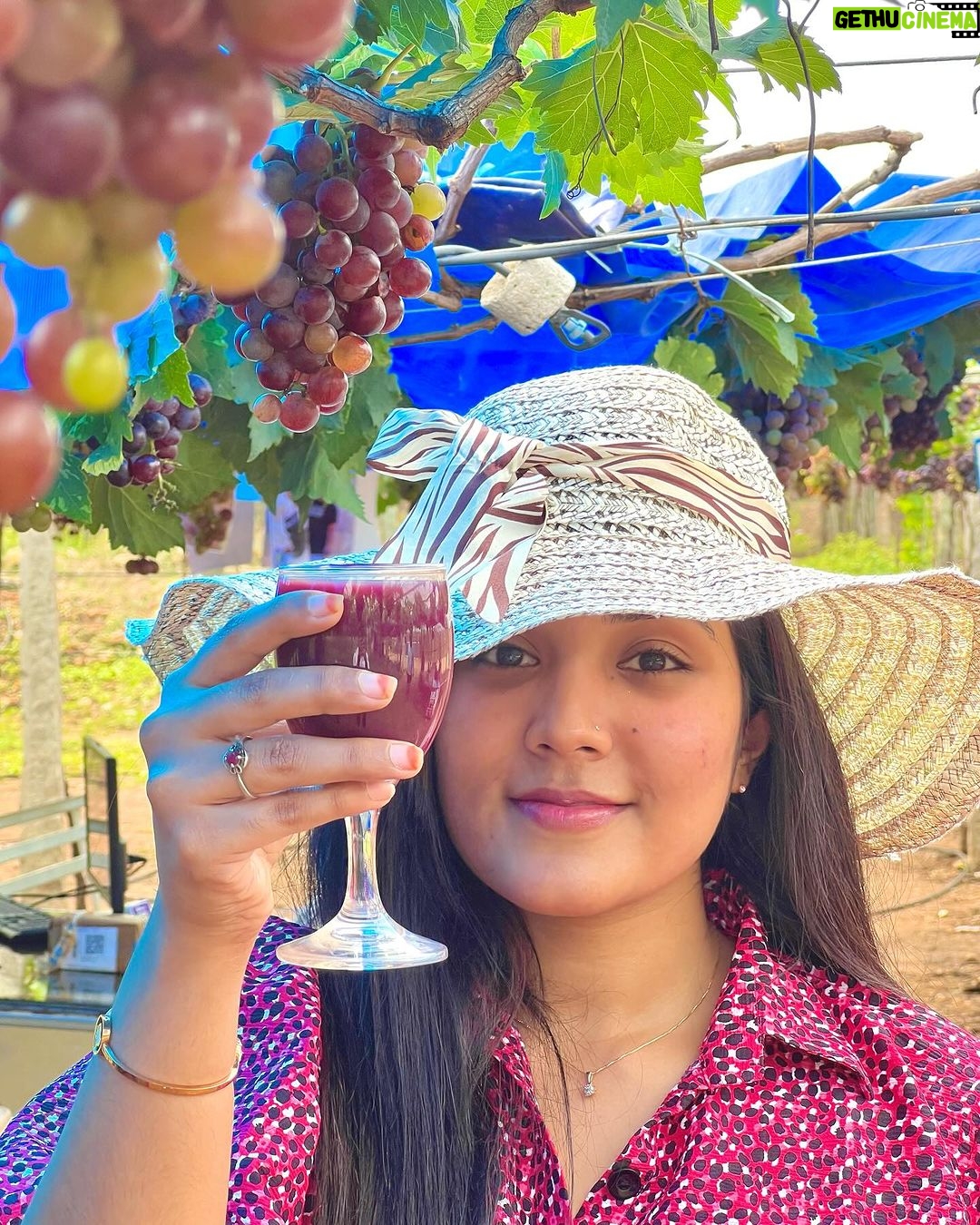 Sree Nithi Instagram - Just me & the Wineeee !!! 🍷🍇 Theni