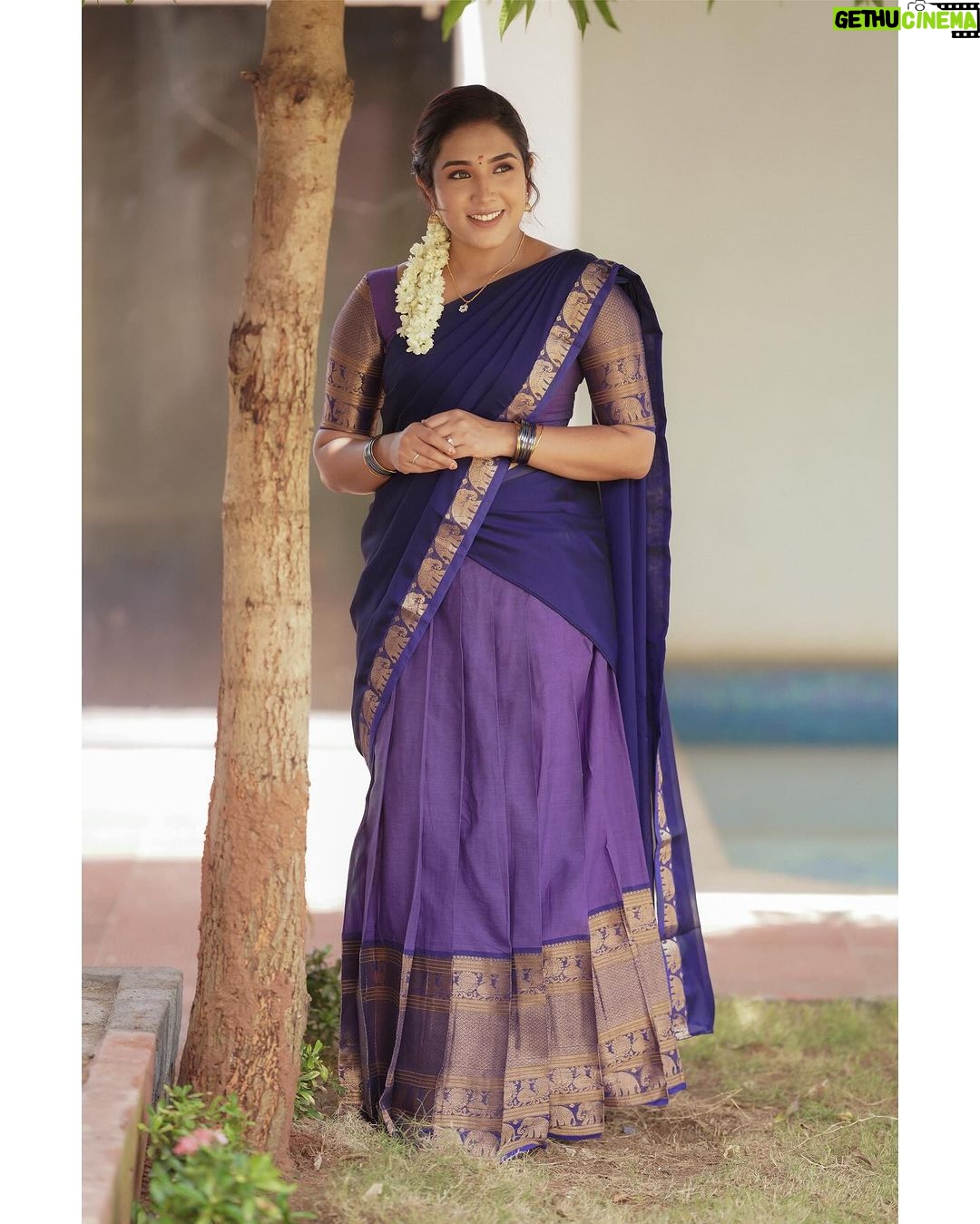 Sree Nithi Instagram - 🪻 Costume : @ivalinmabia Mua : @jeevithamakeupartistry Photographer : @camerasenthil Shoot organized by : @rrajeshananda