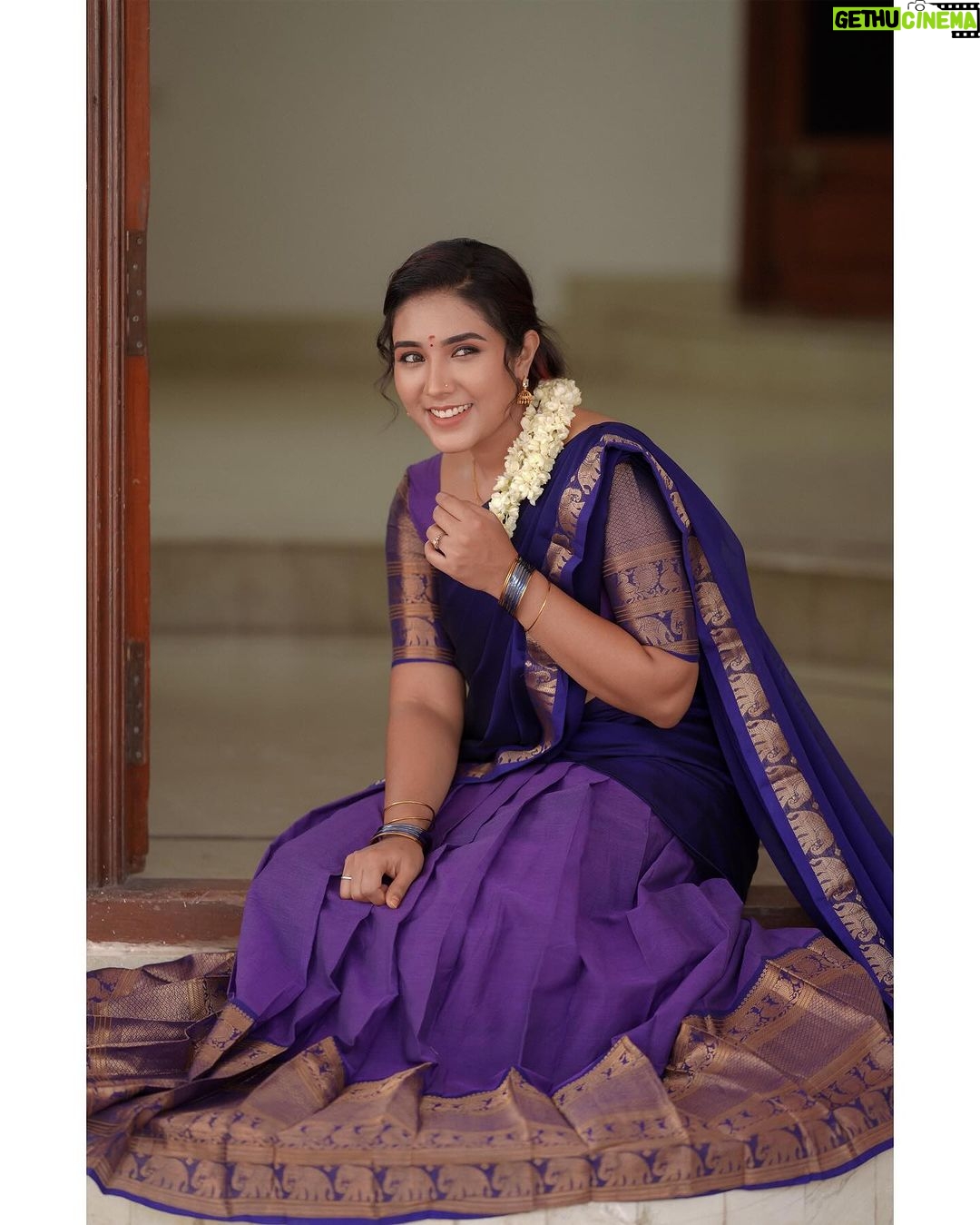 Sree Nithi Instagram - 🪻 Costume : @ivalinmabia Mua : @jeevithamakeupartistry Photographer : @camerasenthil Shoot organized by : @rrajeshananda