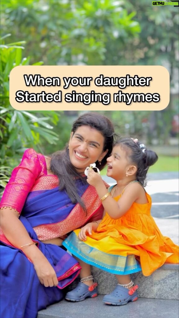 Sridevi Ashok Instagram - When your daughter started singing rhymes. Dad at work 😂😂😂😂😂