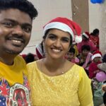 Sridevi Ashok Instagram - Christmas celebrations with our Santa @ashok_chintala at Good Life Center , Tambaram , Chennai. #srideviashok #christmas