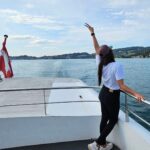Srinidhi Ramesh Shetty Instagram - Left a piece of my heart in this magical place 🇨🇭 🦭 And this was just a half day beauty 🙈🙉 10 days in this heaven was my absolute fav✨️🌸🤍 #lakelungern #lakelucerne #solodiaries 💙 Switzerland