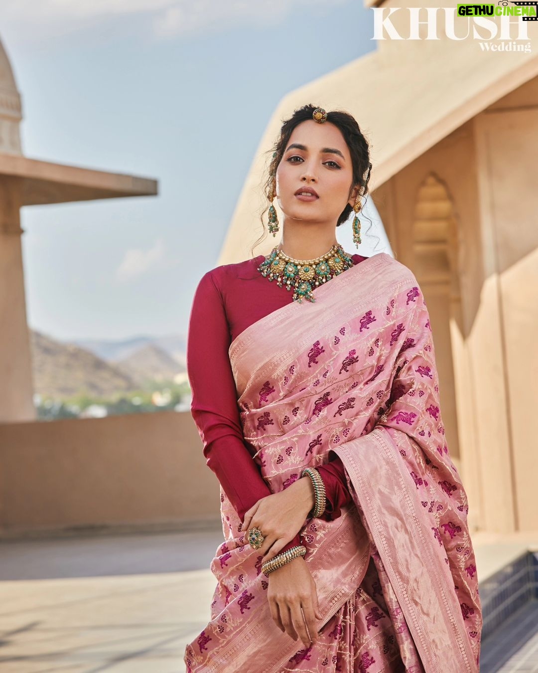 Srinidhi Ramesh Shetty Instagram - Just dreaming & living in my own tale ✨️ . . . . @khushmag 🌸 All wardrobe: @real_weaverstory Jewelry: @sachdeva.ritika Editor-in-chief: @sonia_ullah Photography: @sunillade Creative Director: @mannisahota_ Fashion Editor: @vikas_r Concept & Styling: @tanishqmalhotraa Makeup: @kalwon_beauty Hair: @jitinrathore Videography: @amitsomvanshiphotography Styling Assistant: @elwadhiarchita, @thestylethesaurus Photography Assistant: @13m_nagendra Location: @fairmontjaipurindia Production: @citruzoninsta