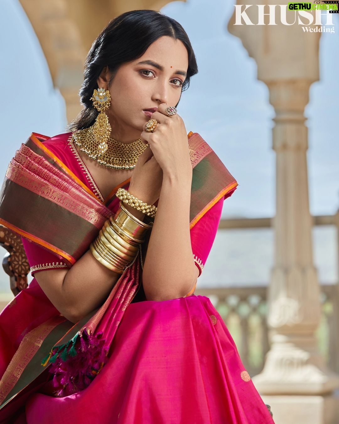 Srinidhi Ramesh Shetty Instagram - Just dreaming & living in my own tale ✨️ . . . . @khushmag 🌸 All wardrobe: @real_weaverstory Jewelry: @sachdeva.ritika Editor-in-chief: @sonia_ullah Photography: @sunillade Creative Director: @mannisahota_ Fashion Editor: @vikas_r Concept & Styling: @tanishqmalhotraa Makeup: @kalwon_beauty Hair: @jitinrathore Videography: @amitsomvanshiphotography Styling Assistant: @elwadhiarchita, @thestylethesaurus Photography Assistant: @13m_nagendra Location: @fairmontjaipurindia Production: @citruzoninsta